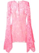 Alex Perry Bartley Dress, Women's, Size: 12, Pink/purple, Silk/polyester