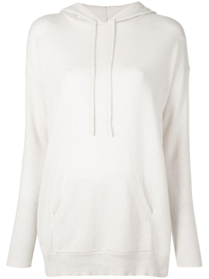 Nili Lotan Selma Waffle-knit Hoody - Neutrals