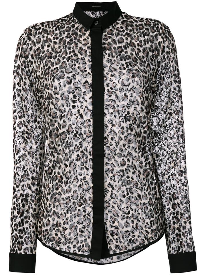 Unconditional Leopard Mesh Shirt - Multicolour