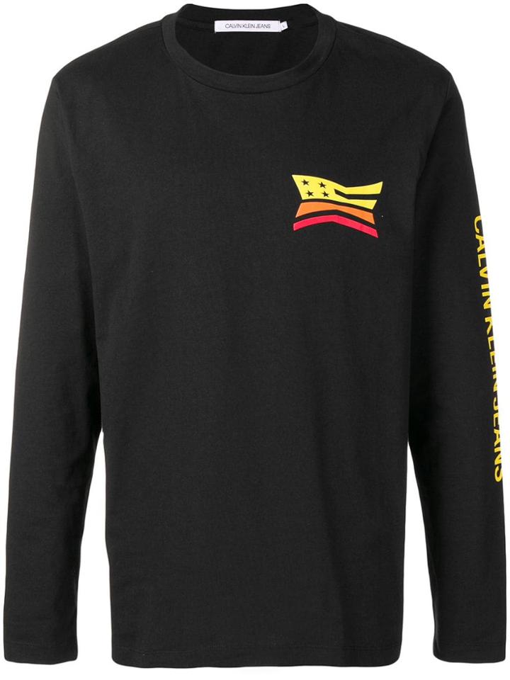 Calvin Klein Jeans Graphic Logo Tee - Black