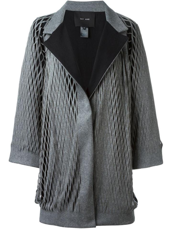 Jay Ahr Cut-out Detail Coat