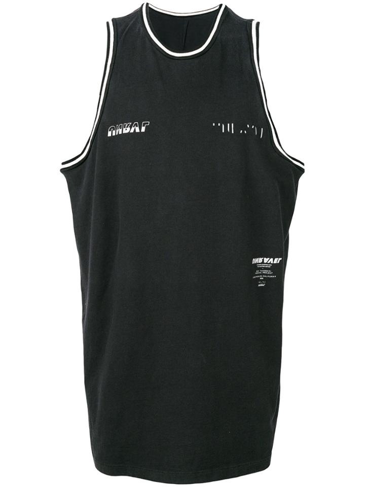 Unravel Project Printed Vest - Black