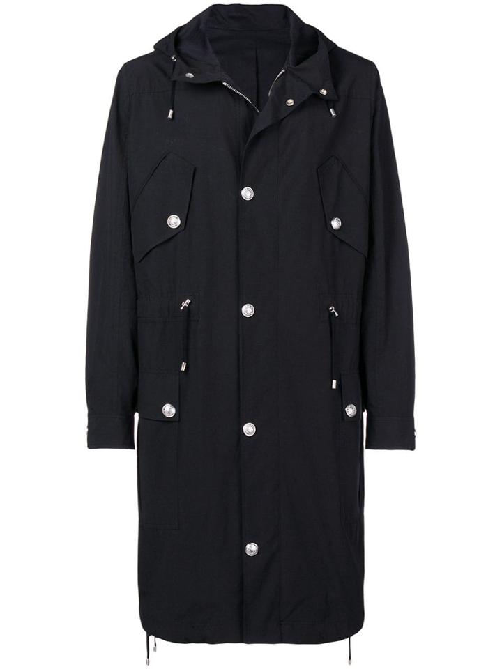 Balmain Buttoned Long Sleeved Jacket - Black