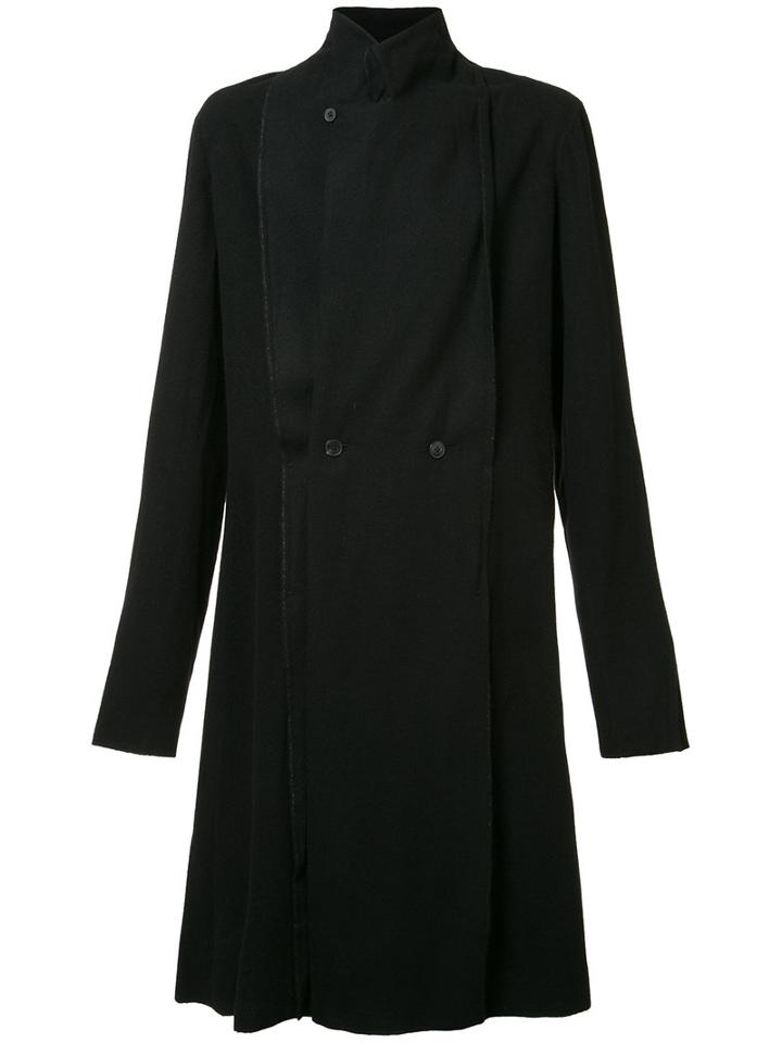 Ma+ - Double Fold Coat - Men - Hemp/wool - 48, Black, Hemp/wool