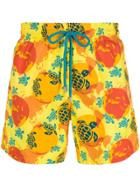 Vilebrequin Moorea Printed Swim Shorts - Yellow