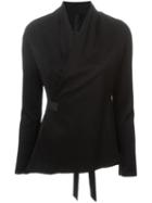 Rick Owens Shawl Collar Jacket, Women's, Size: 42, Black, Spandex/elastane/viscose