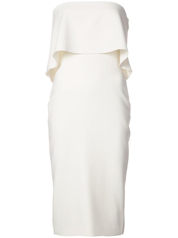 Likely - Off Shoulder Dress - Women - Rayon/polyester/spandex/elastane - 6, White, Rayon/polyester/spandex/elastane