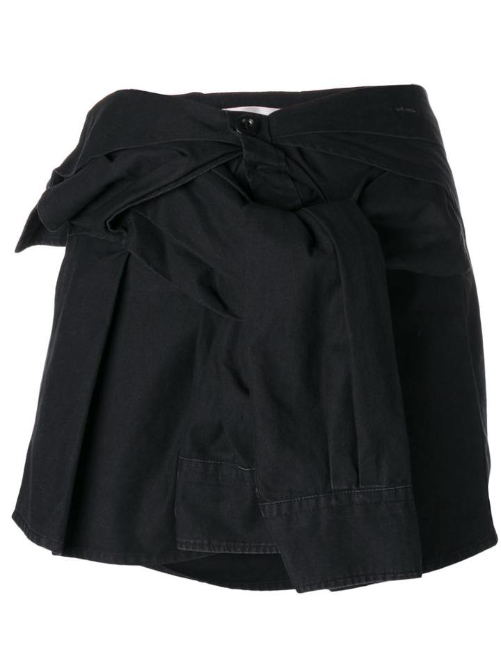 Faith Connexion Shirt Skirt, Women's, Size: Small, Black, Cotton