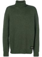 Stella Mccartney - Funnel Neck Jumper - Men - Cashmere/wool - L, Green, Cashmere/wool
