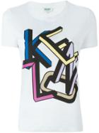 Kenzo Kenzo T-shirt, Women's, Size: M, White, Modal/cotton
