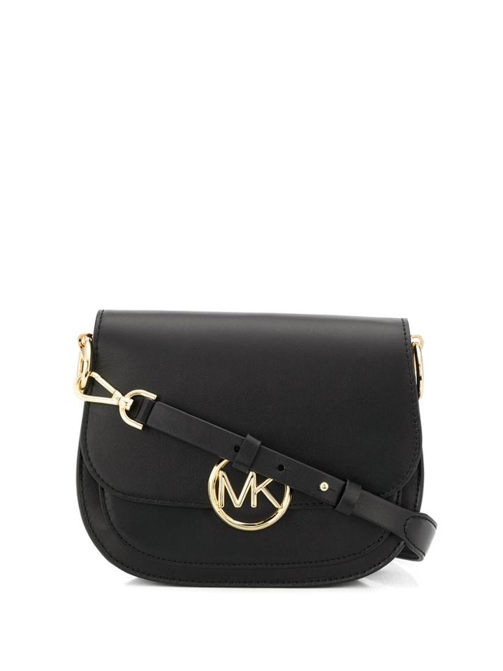 Michael Michael Kors Logo Shoulder Bag - Black
