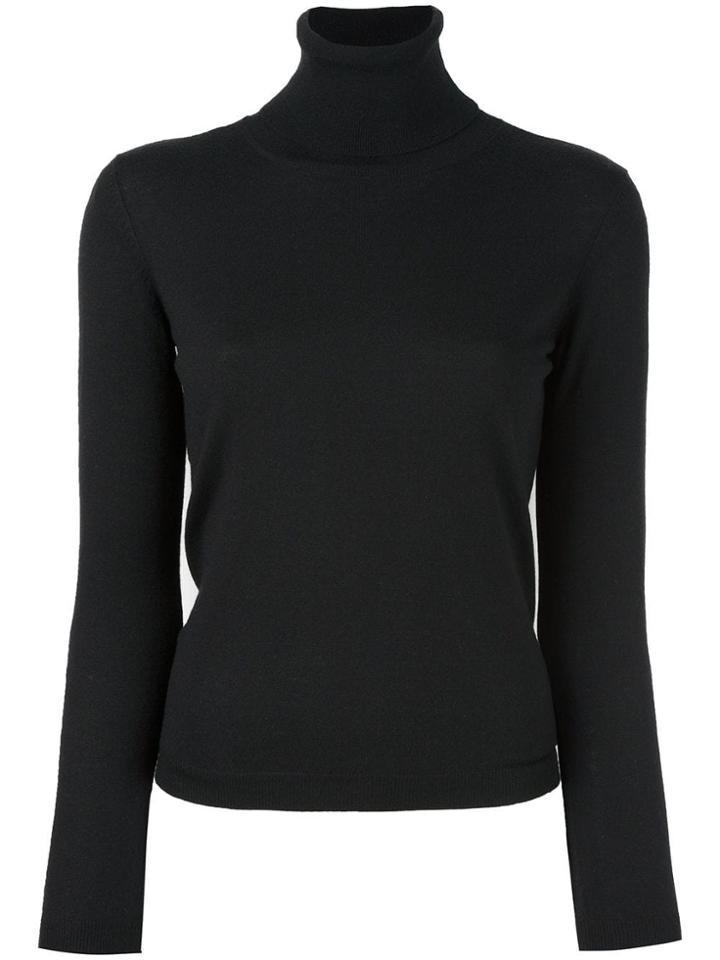 Red Valentino Turtleneck Jumper - Black