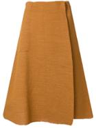 Boboutic Wrap Around A-line Skirt - Brown