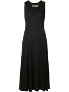 Raquel Allegra - Flared Tank Dress - Women - Cotton/polyester - 1, Black, Cotton/polyester