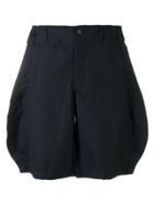 Comme Des Garçons Shirt Boys Frayed Balloon Shorts - Blue