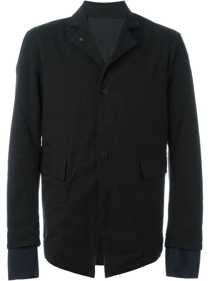 11 By Boris Bidjan Saberi 'dye' Blazer, Men's, Size: Medium, Black, Cotton/spandex/elastane