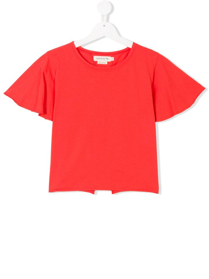 Andorine Teen Short Sleeve T-shirt - Red
