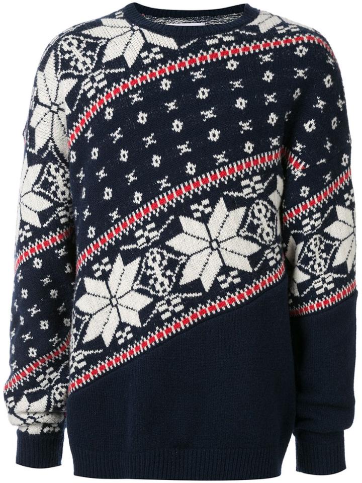 Yoshiokubo Bias Nordic Jumper - Blue