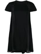 Sacai Ruffle-trim Dress - Black