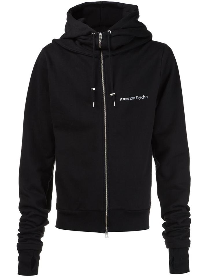 Hood By Air American Psycho Hoodie, Adult Unisex, Size: Xl, Black, Cotton
