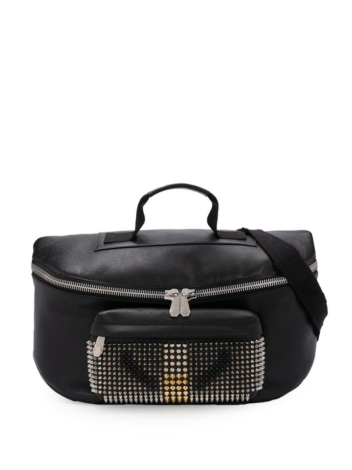 Philipp Plein Studded Top-handle Tote - Black