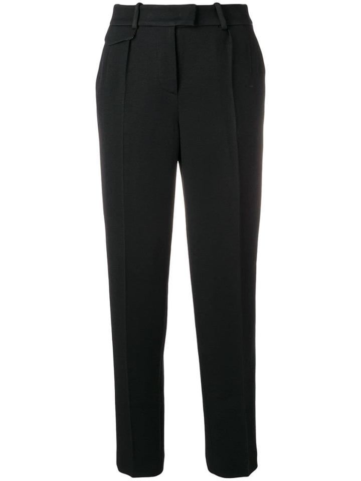 Giorgio Armani Classic High-waisted Trousers - Black