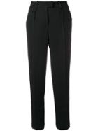 Giorgio Armani Classic High-waisted Trousers - Black