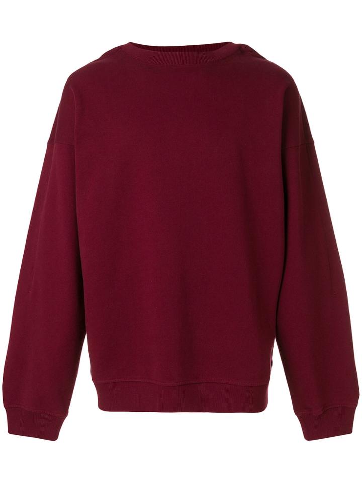Y / Project Classic Oversized Sweatshirt - Red