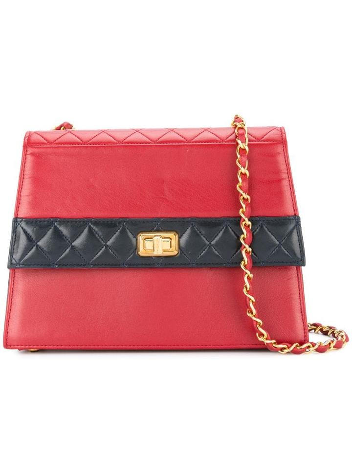 Chanel Pre-owned Quilted Structured Shoulder Bag