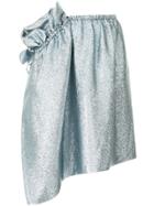 Stella Mccartney Asymmetric Ruffle Skirt - Blue