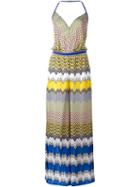 Missoni Zig Zag Knit Jumpsuit, Women's, Size: 46, Rayon