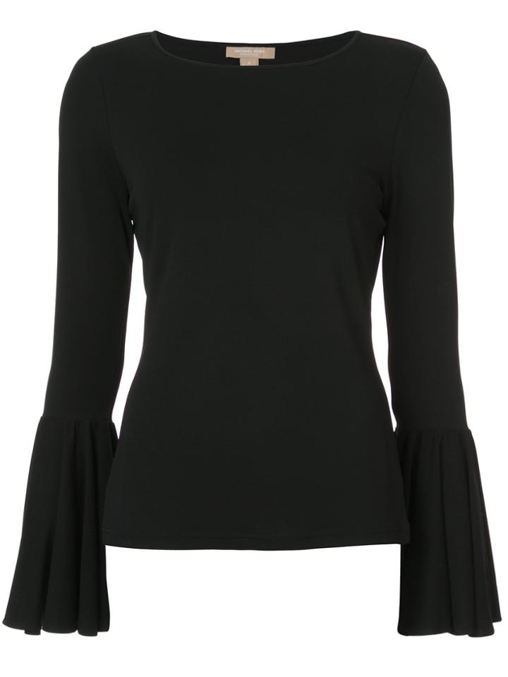 Michael Kors Bell Sleeve Top - Black