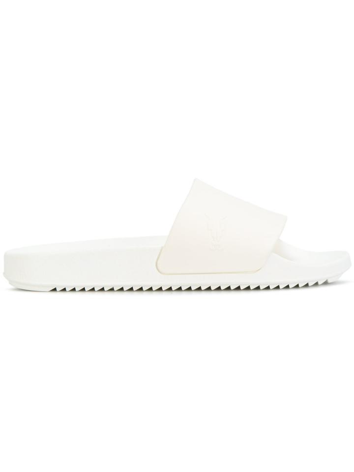 Rick Owens Drkshdw Pool Sliders - White