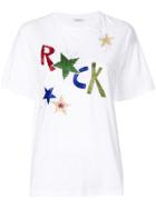P.a.r.o.s.h. Rock Embellished T-shirt - White