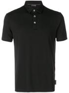 Emporio Armani Casual Button Polo Shirt - Black