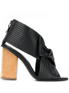 Christian Wijnants Ante Block Heel Sandals - Black