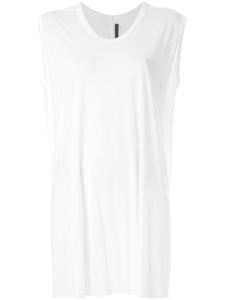 Rick Owens Lilies Oversized Tank Top - White