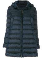's Max Mara Hooded Puffer Coat - Blue