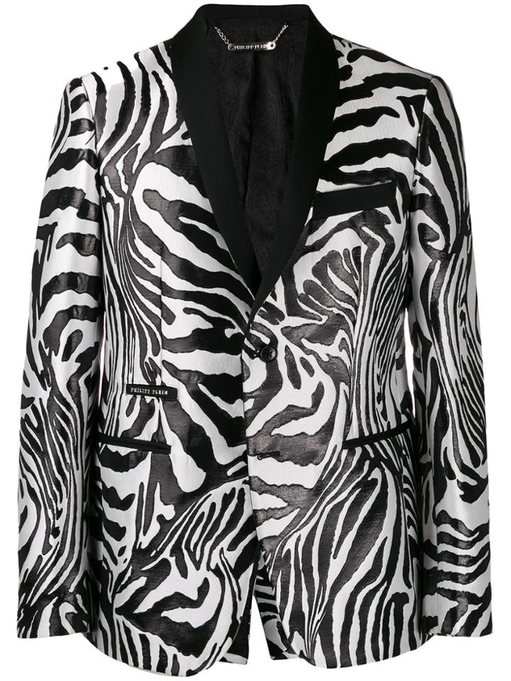 Philipp Plein Cowboy Blazer - White