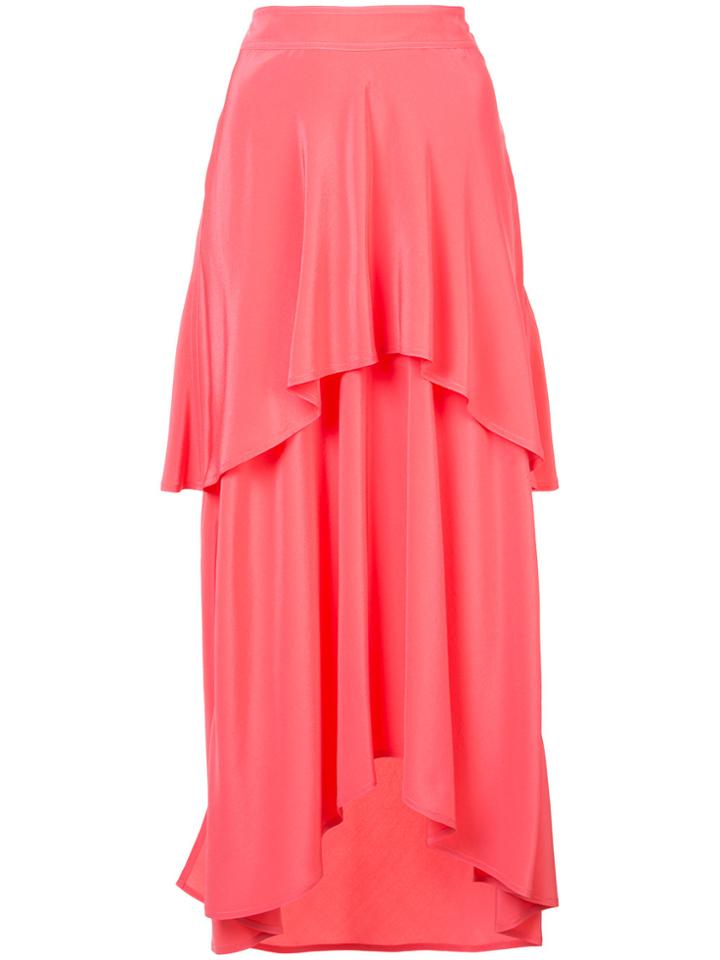 Sies Marjan Layered Ruffle Skirt - Pink & Purple