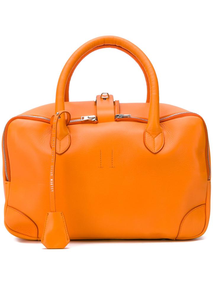 Golden Goose Deluxe Brand Large Zipped Tote - Yellow & Orange