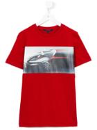 Aston Martin Kids Car Print T-shirt, Boy's, Size: 16 Yrs, Red