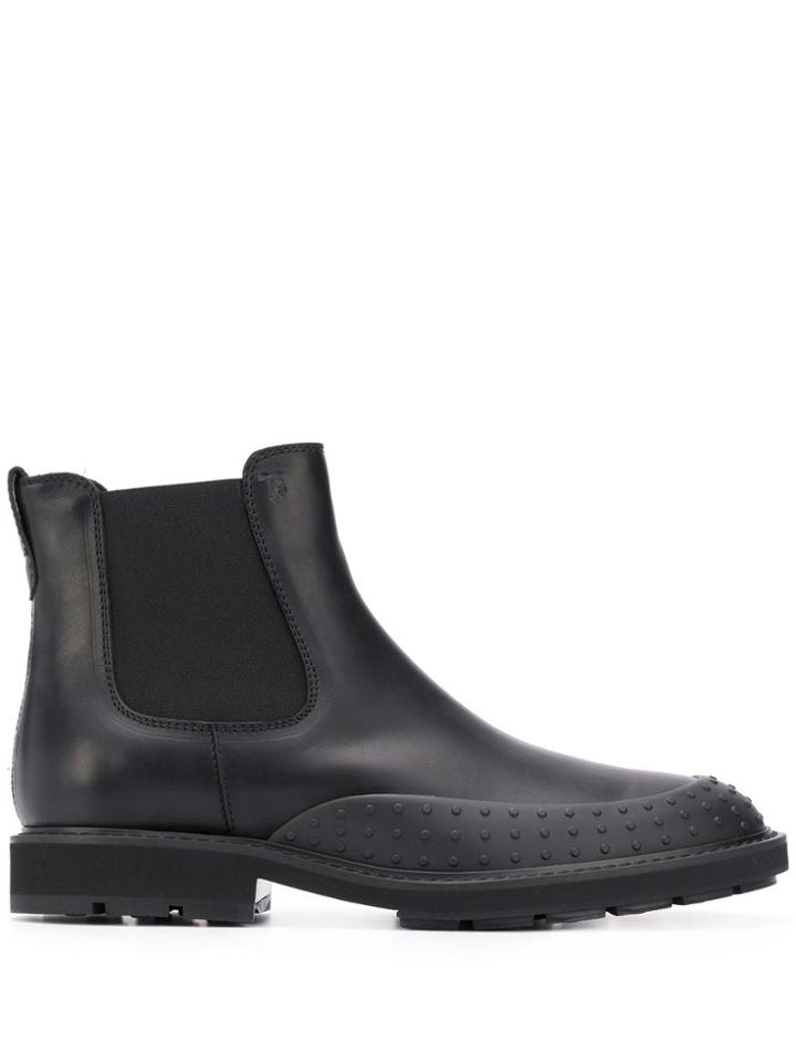 Tod's Gommini Beatle Boots - Black