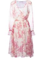Philosophy Di Lorenzo Serafini Floral Print Pleat Dress