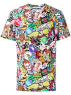 Moschino Patch Print T-shirt - Multicolour