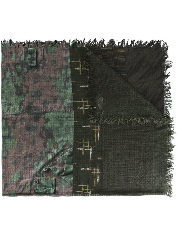 Pierre-louis Mascia 'lungo' Scarf, Women's, Green, Silk/wool