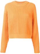 Acne Studios Ribbed Knit Sweater - Orange