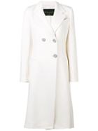Fabiana Filippi Double-breasted Fitted Coat - Nude & Neutrals