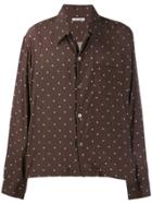 Our Legacy Polka-dot Shirt - Brown
