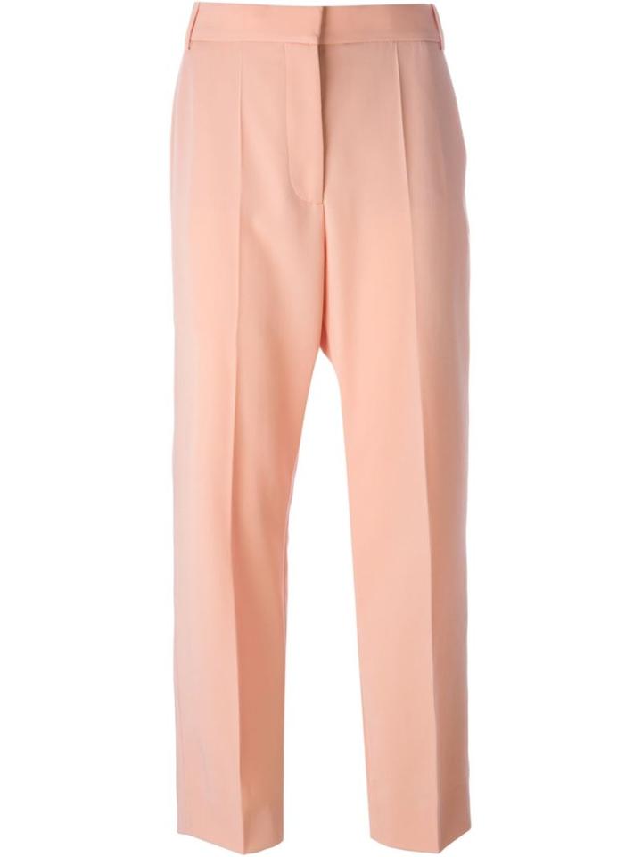 Stella Mccartney 'octavia' Trousers, Women's, Size: 42, Yellow/orange, Silk/wool